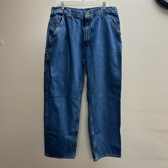 Carhartt Dungaree Men's Work Jeans - Picture 3 of 12